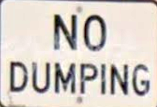 no dumping