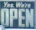 yes we are open
